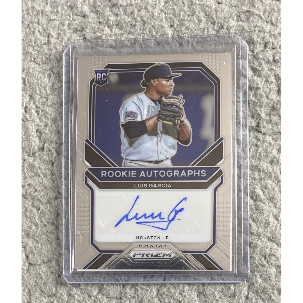 Luis Garcia 2021 Prizm Rookie Autographs RC Auto Houston Astros RA-LUG NmM